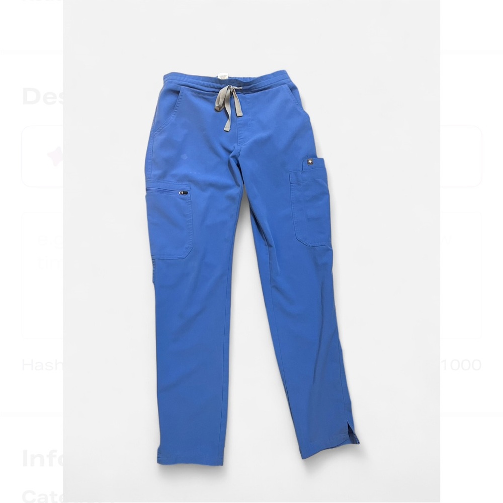 Figs Ceil Blue Scrub Pants